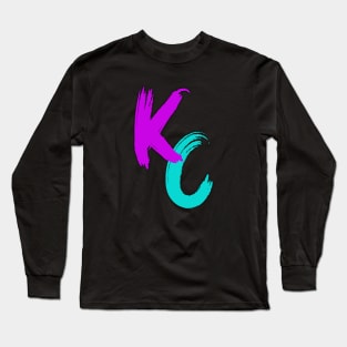 KC Urban Graffiti Style Long Sleeve T-Shirt